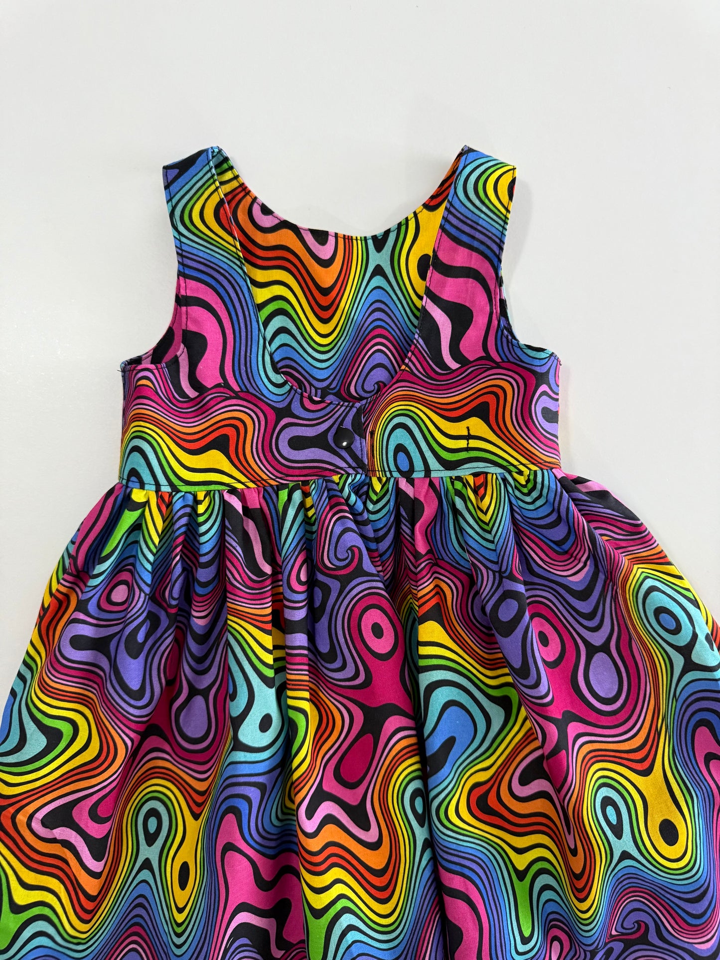 SCOOP DRESS | RAINBOW SWIRL