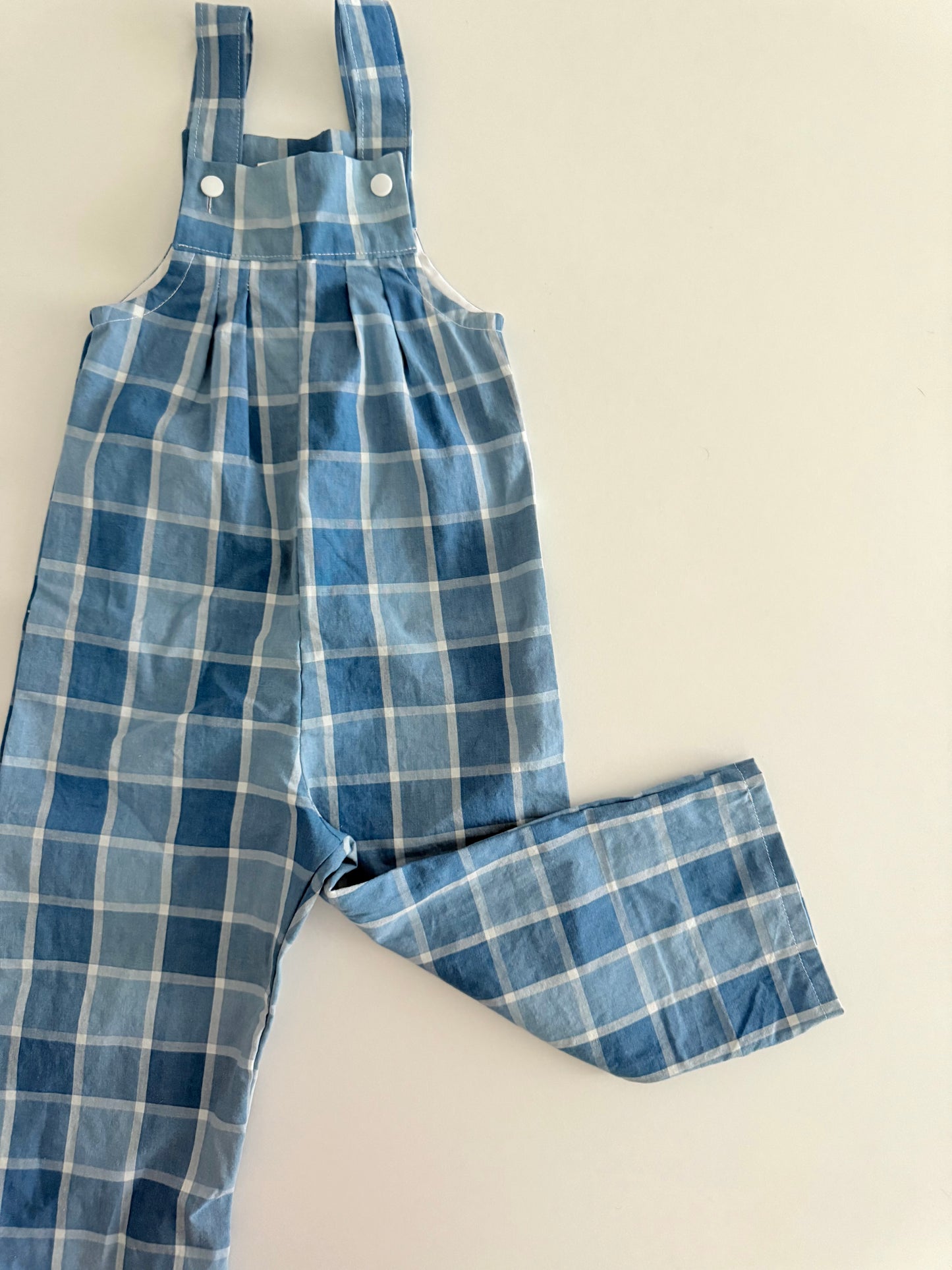 VINTY OVERALLS | DENIM CHECK
