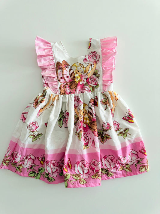 Bodice ruffles with Simple skirt