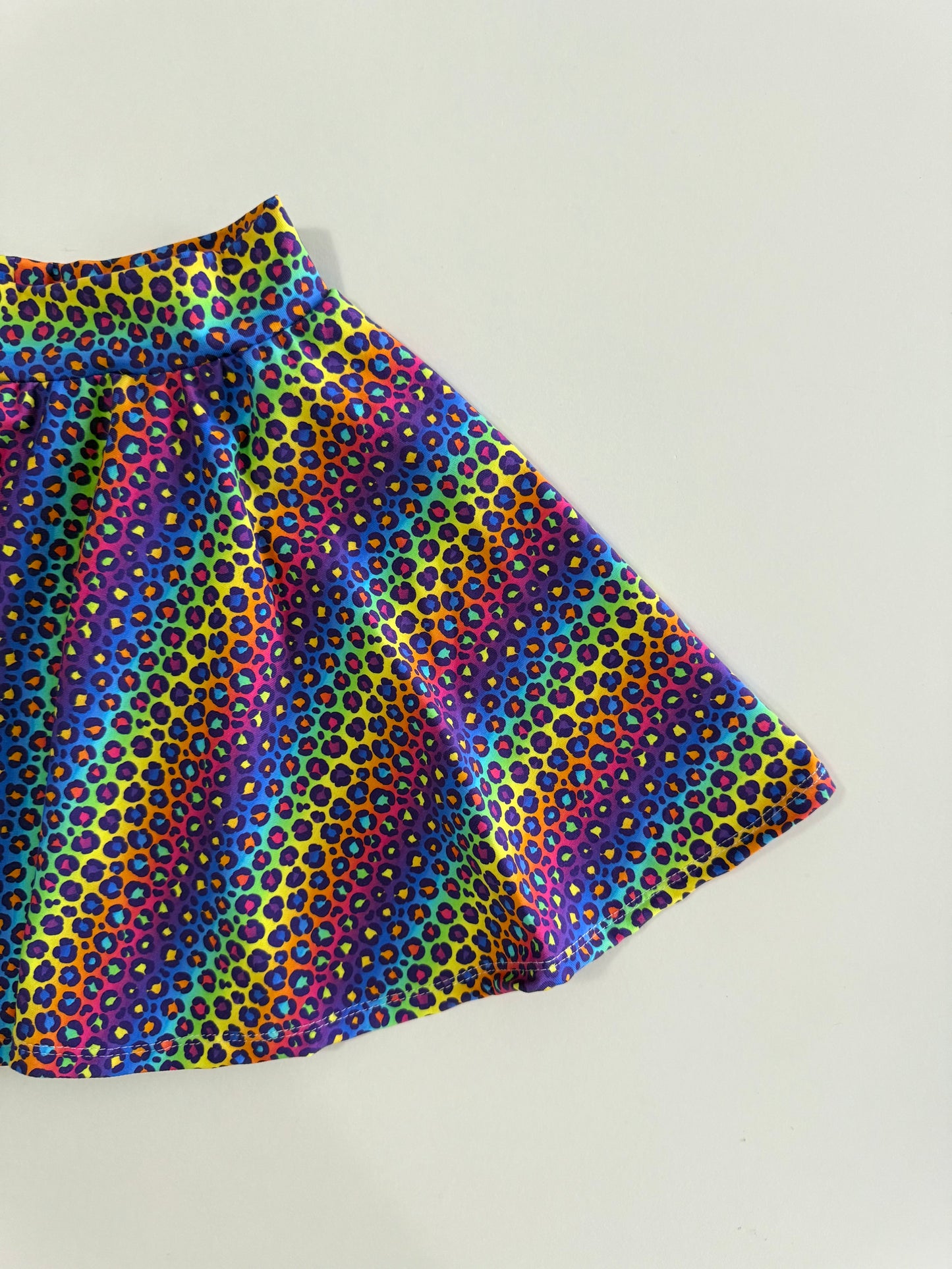 SKORT | RAINBOW LEOPARD