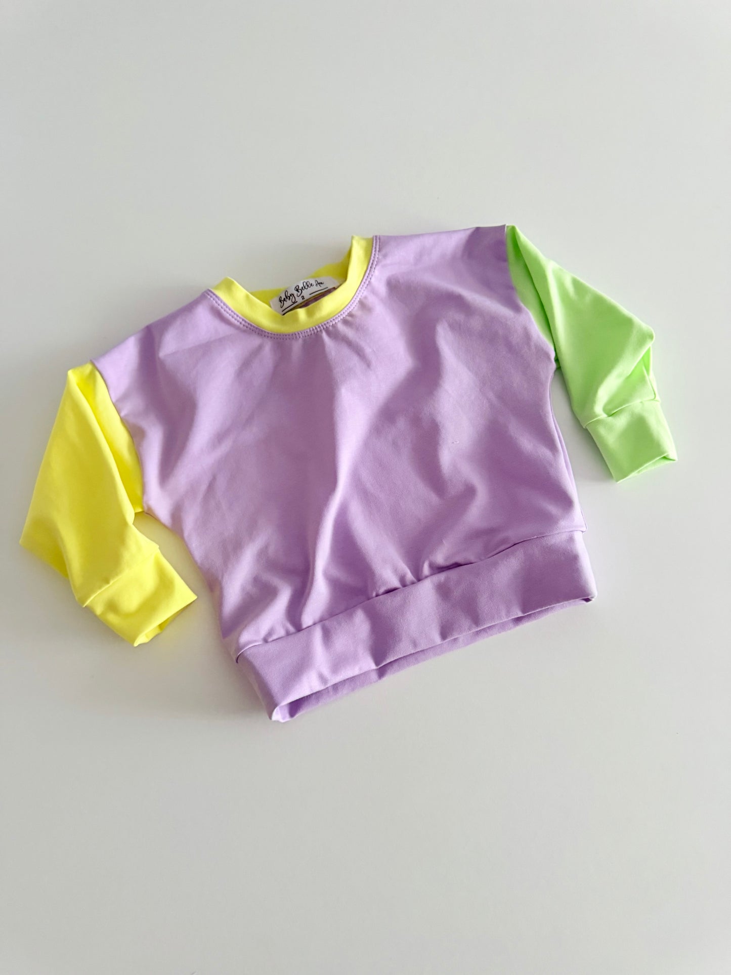 LIGHT SLOUCH JUMPER | PASTEL BLOCK
