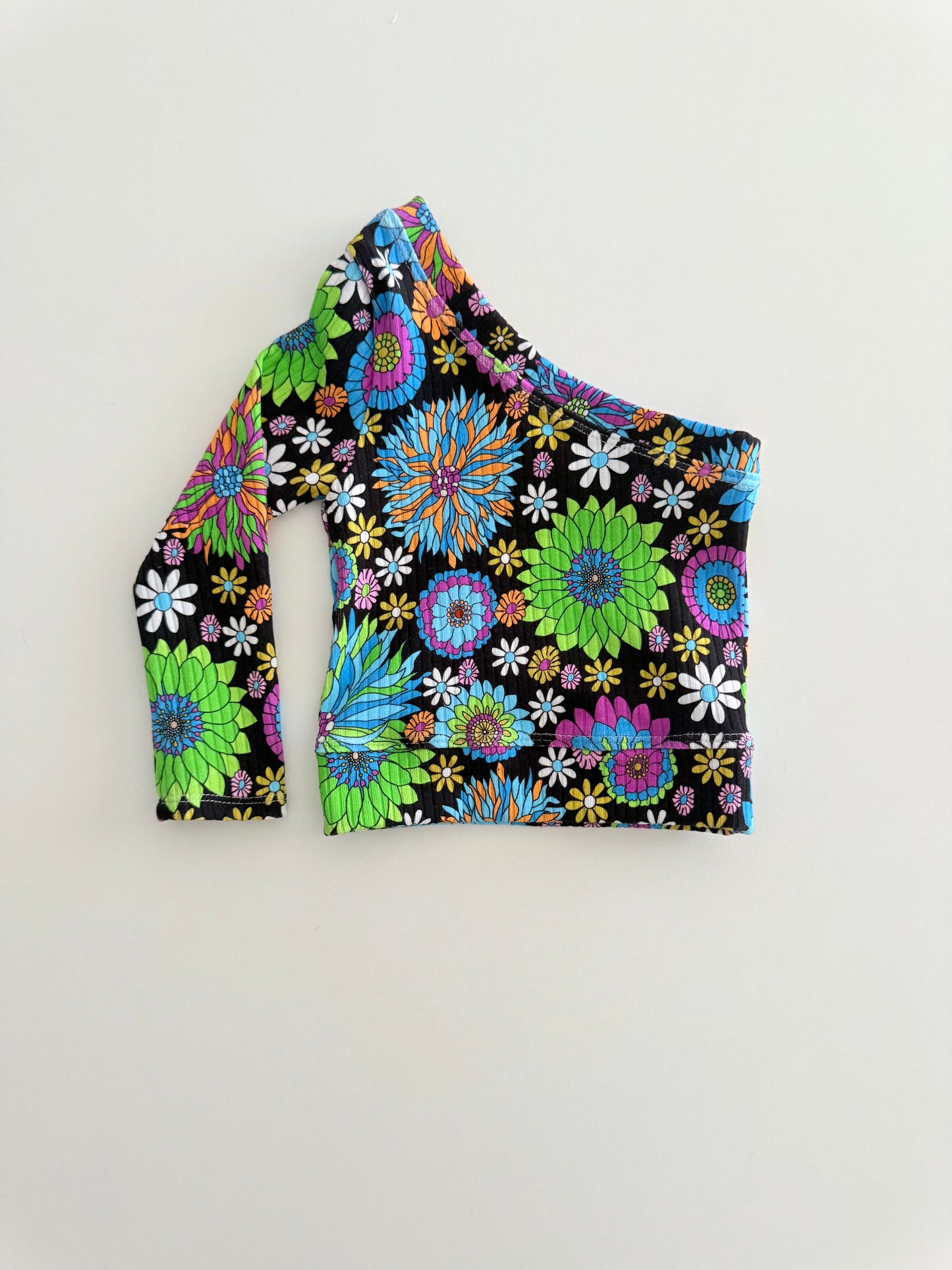 ONE SHOULDER TOP | PAISLEY