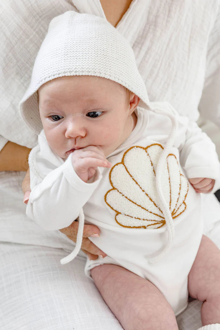 NEWBORN BONNET | WHITE