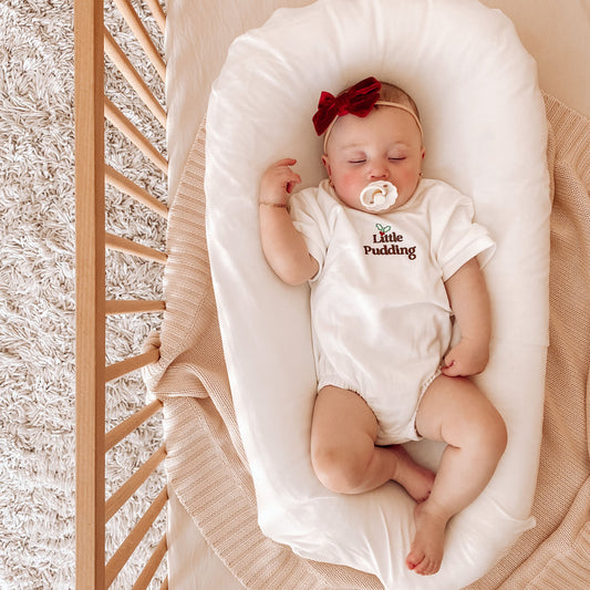 SHORT SLEEVE BUBBLE ROMPER | LITTLE PUDDING