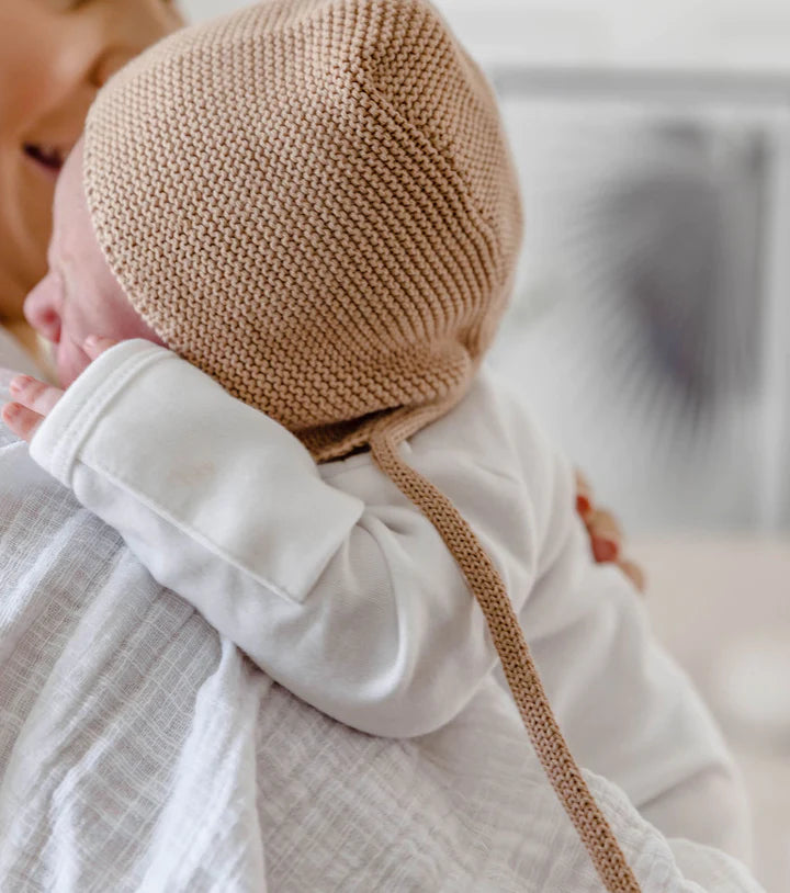 NEWBORN BONNET | MOCHA