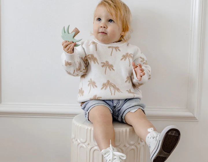 KNIT JUMPER | PALM TREE