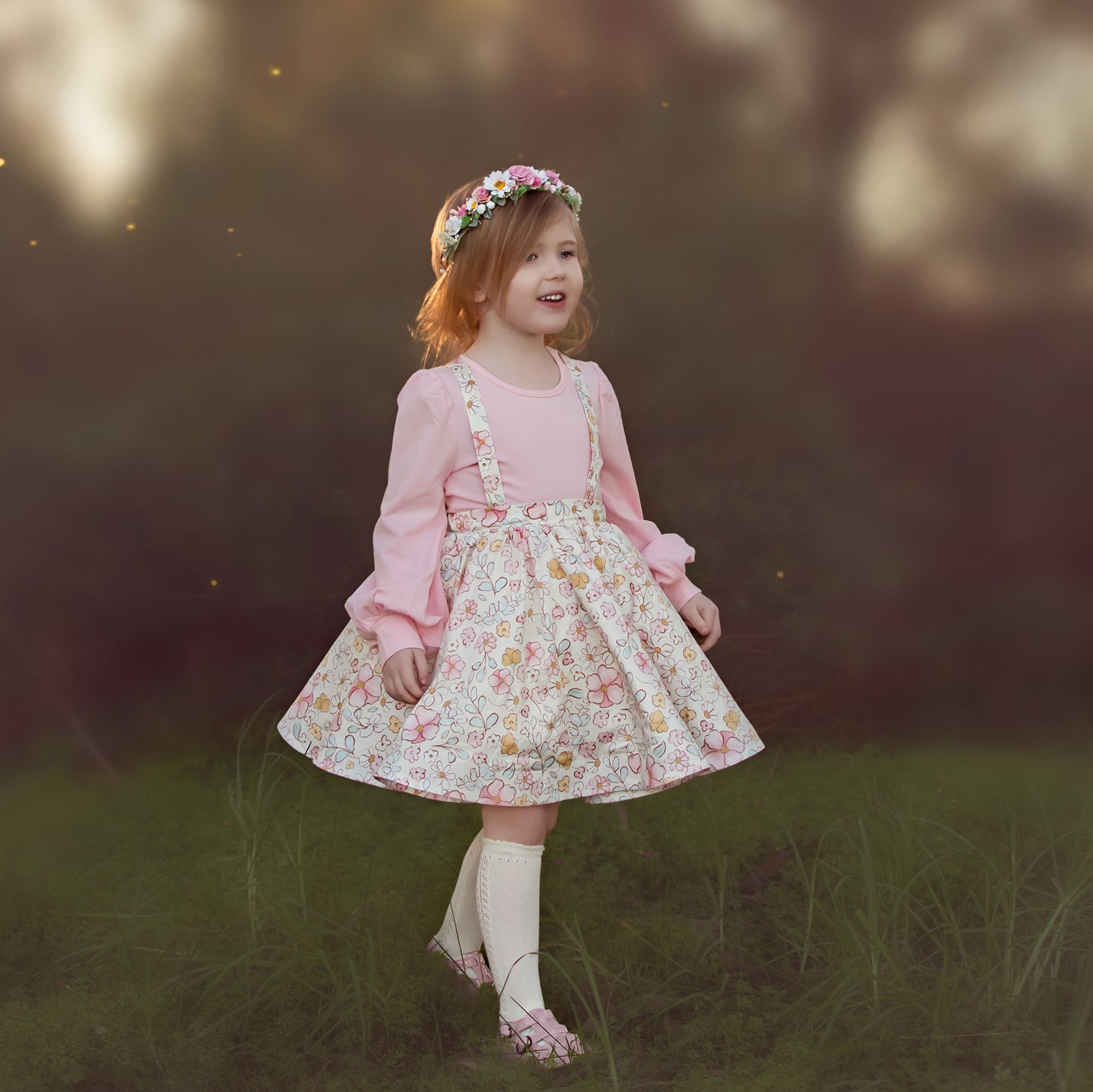 VINTAGE SUSPENDER SKIRT | ISABELLA